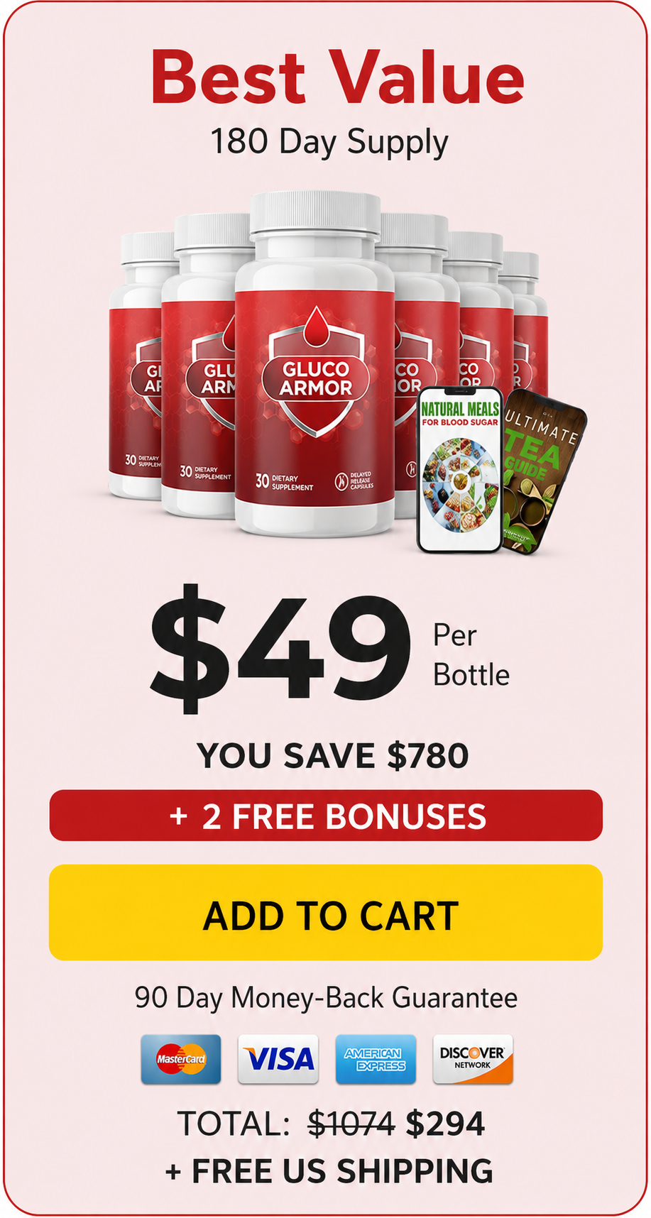 GlycoBalance buy now 6 bottles